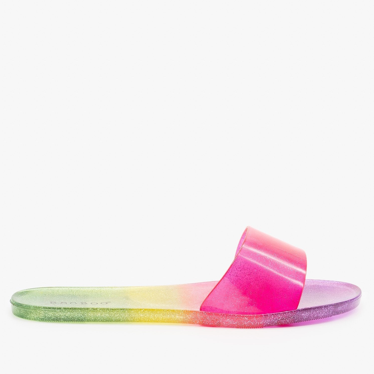 rainbow jelly shoes