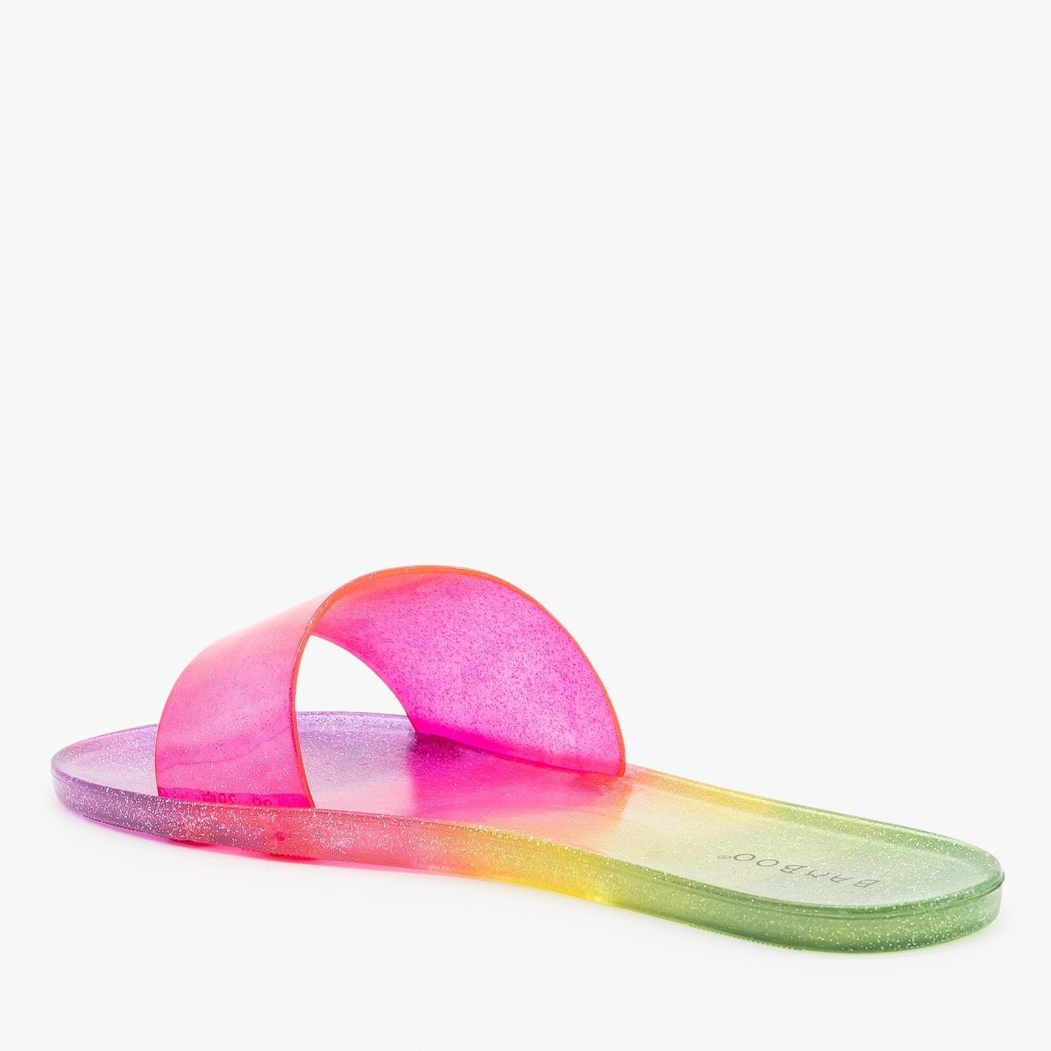 sparkly jelly slides