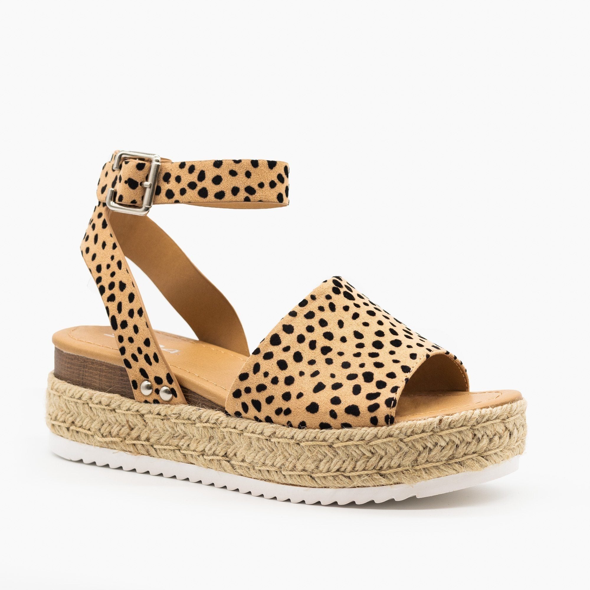 soda brand leopard shoes