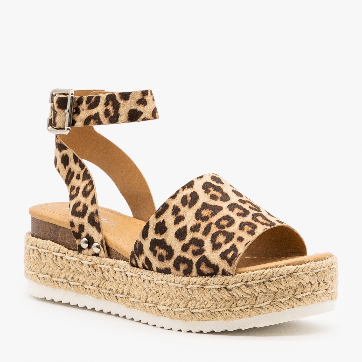 soda leopard slip on shoes