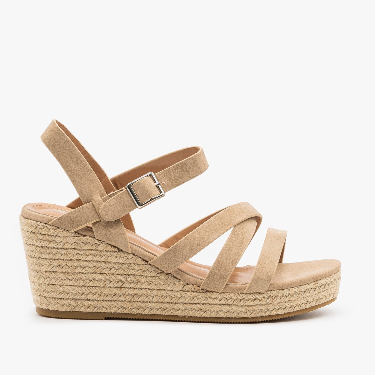 straight wedge sandals