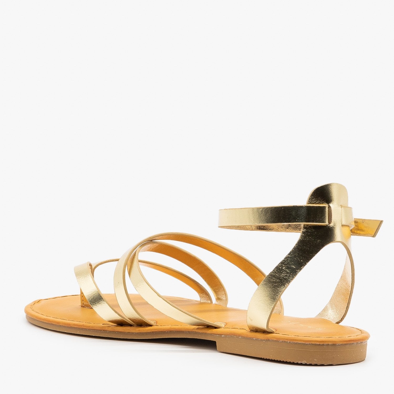 gold summer sandals