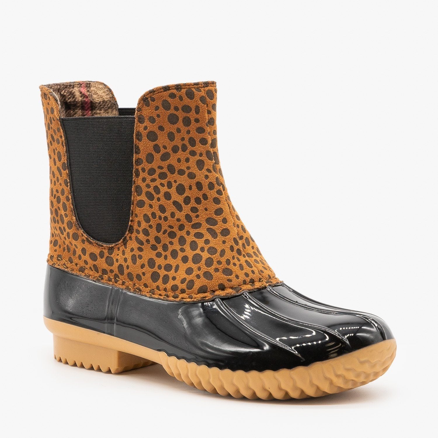 cheetah print rain booties