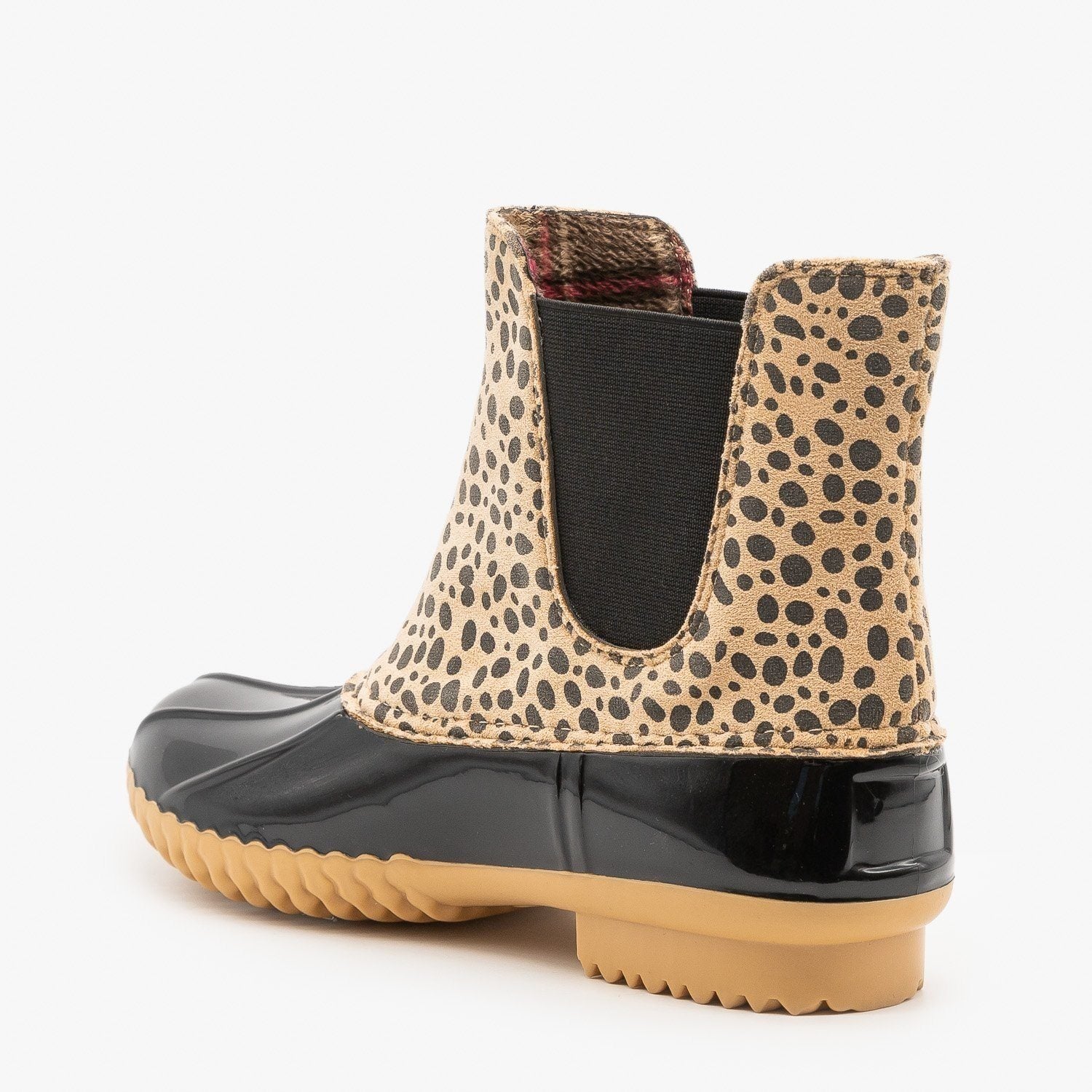 cheetah duck boots