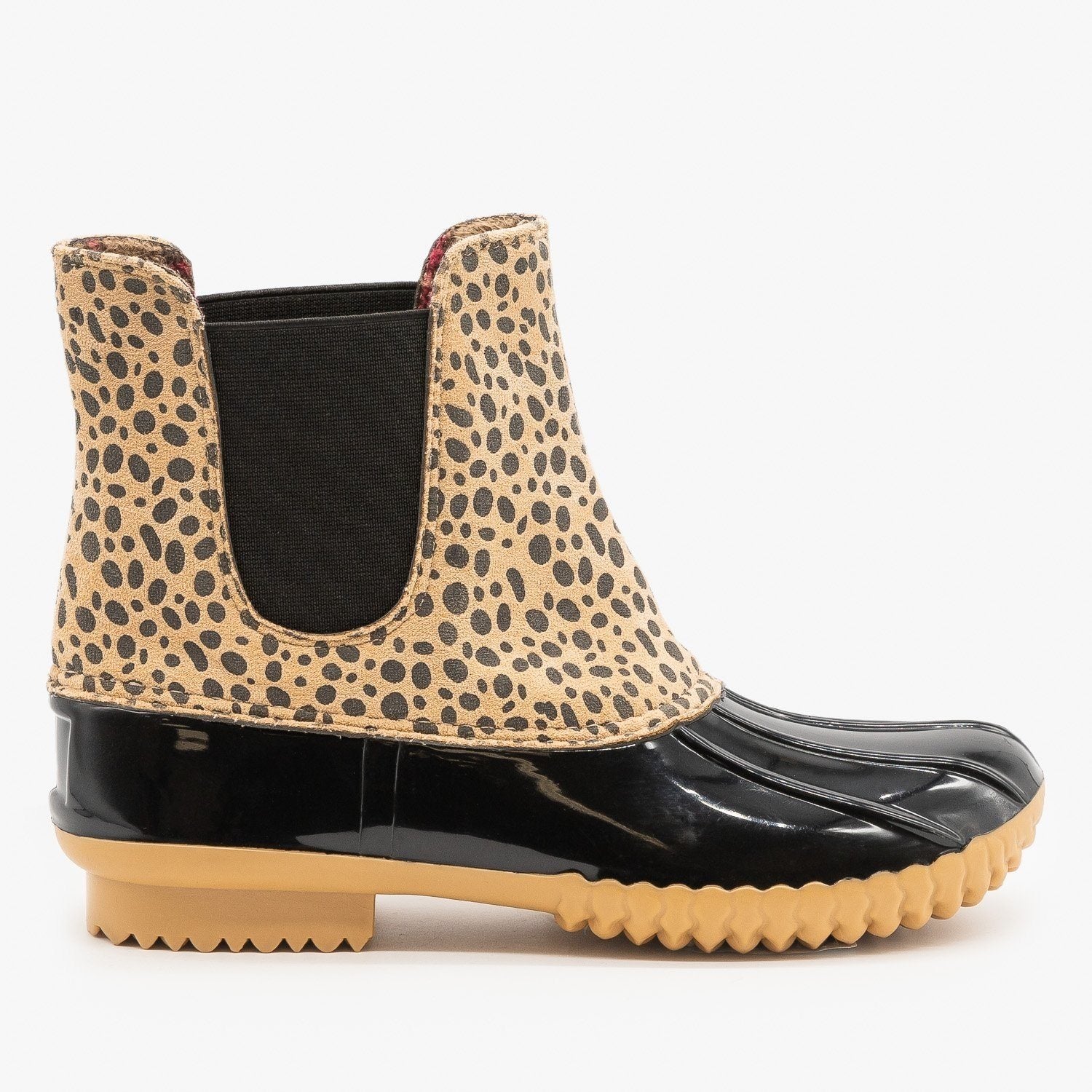 cheetah print rain booties