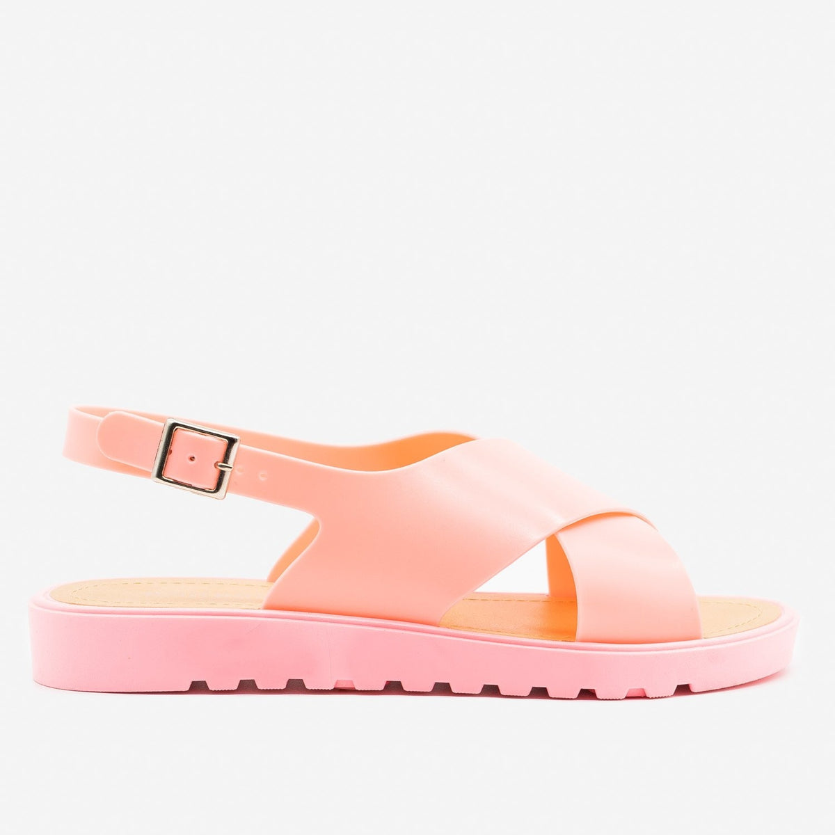 pastel pink sandals