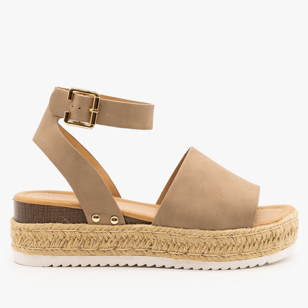 Sweet and Simple Espadrille Platform 