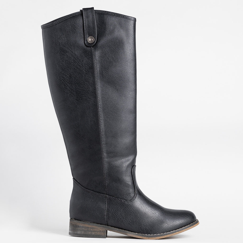womens tall gray leather boots