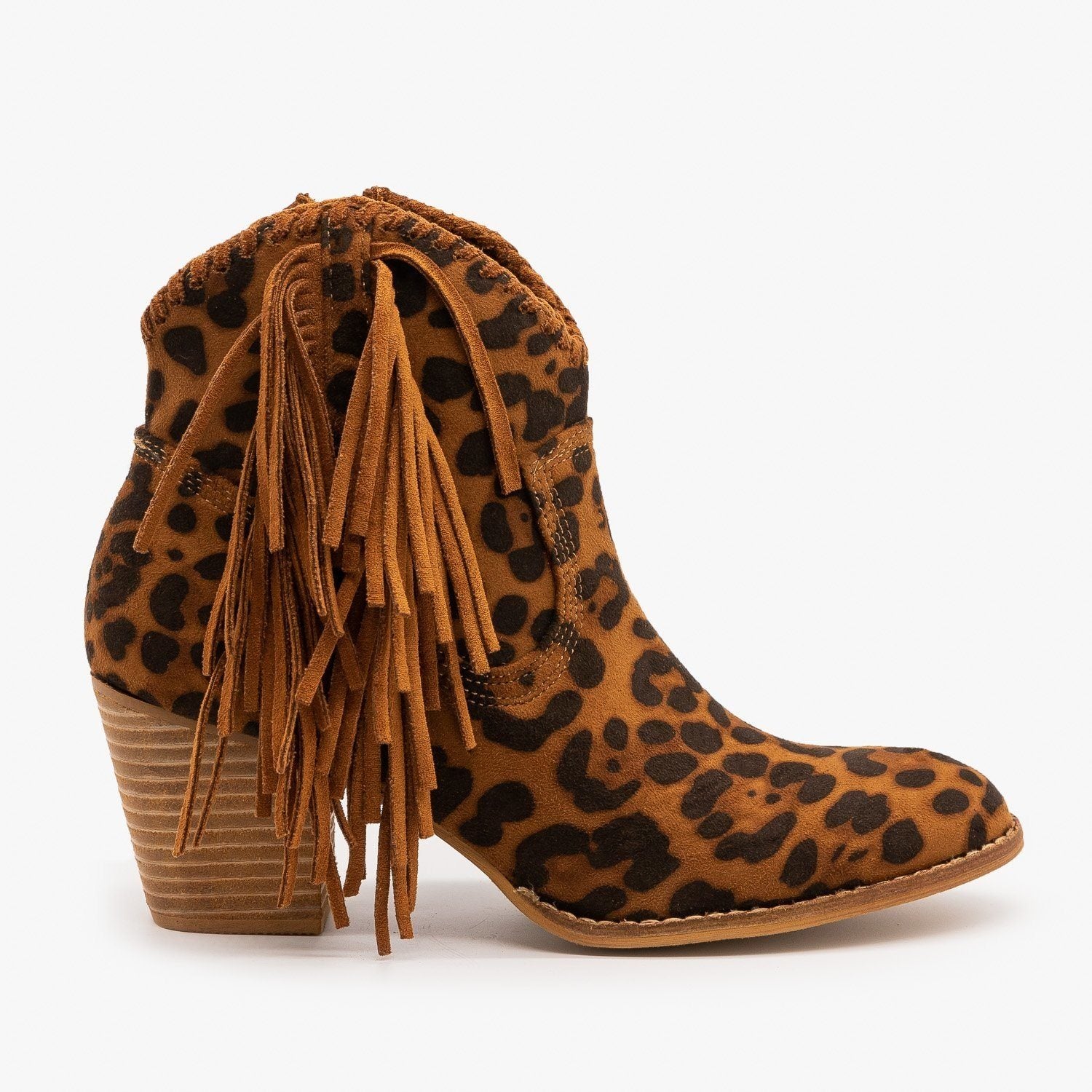 beast leopard booties