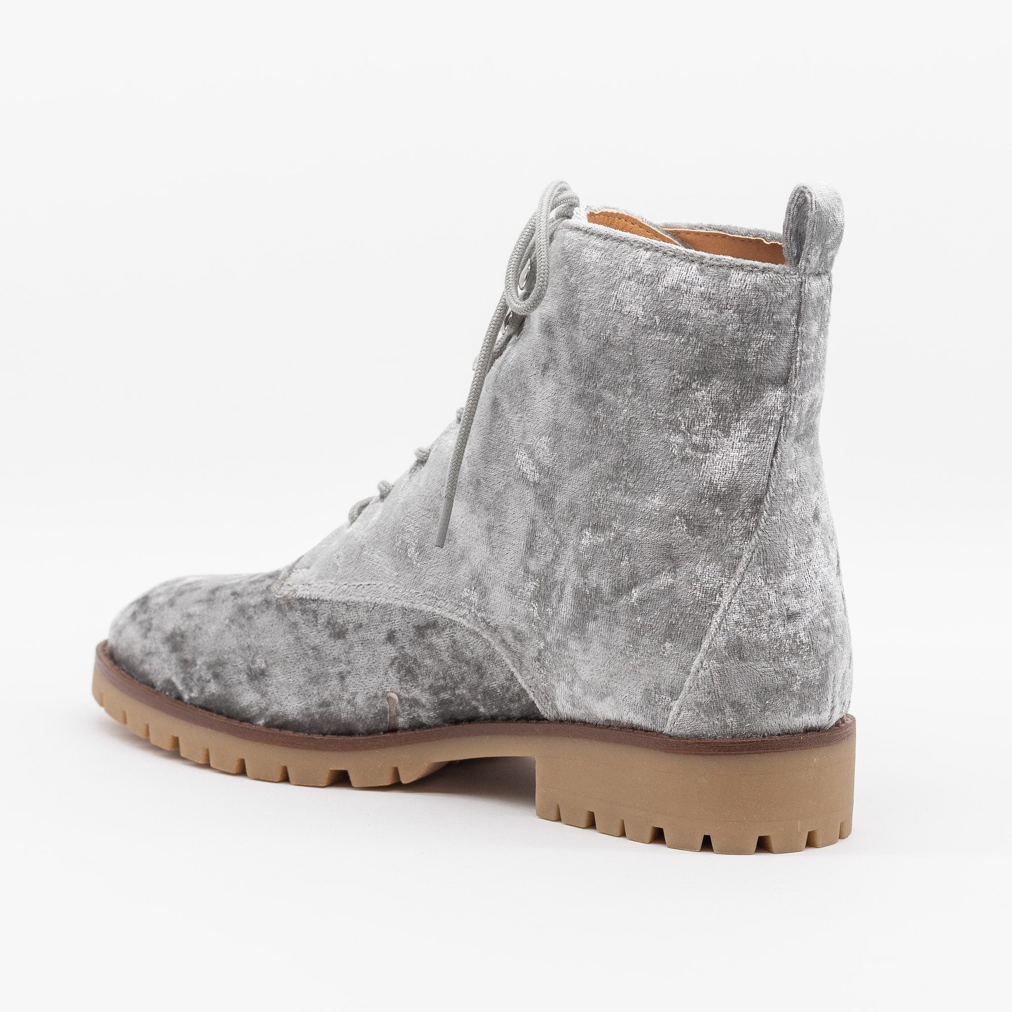 gray combat boots womens