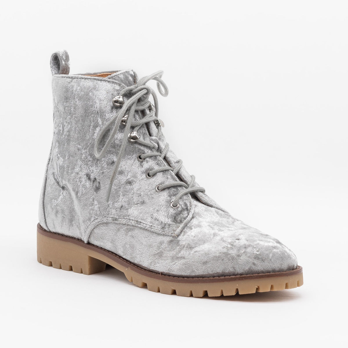 gray fashion boots