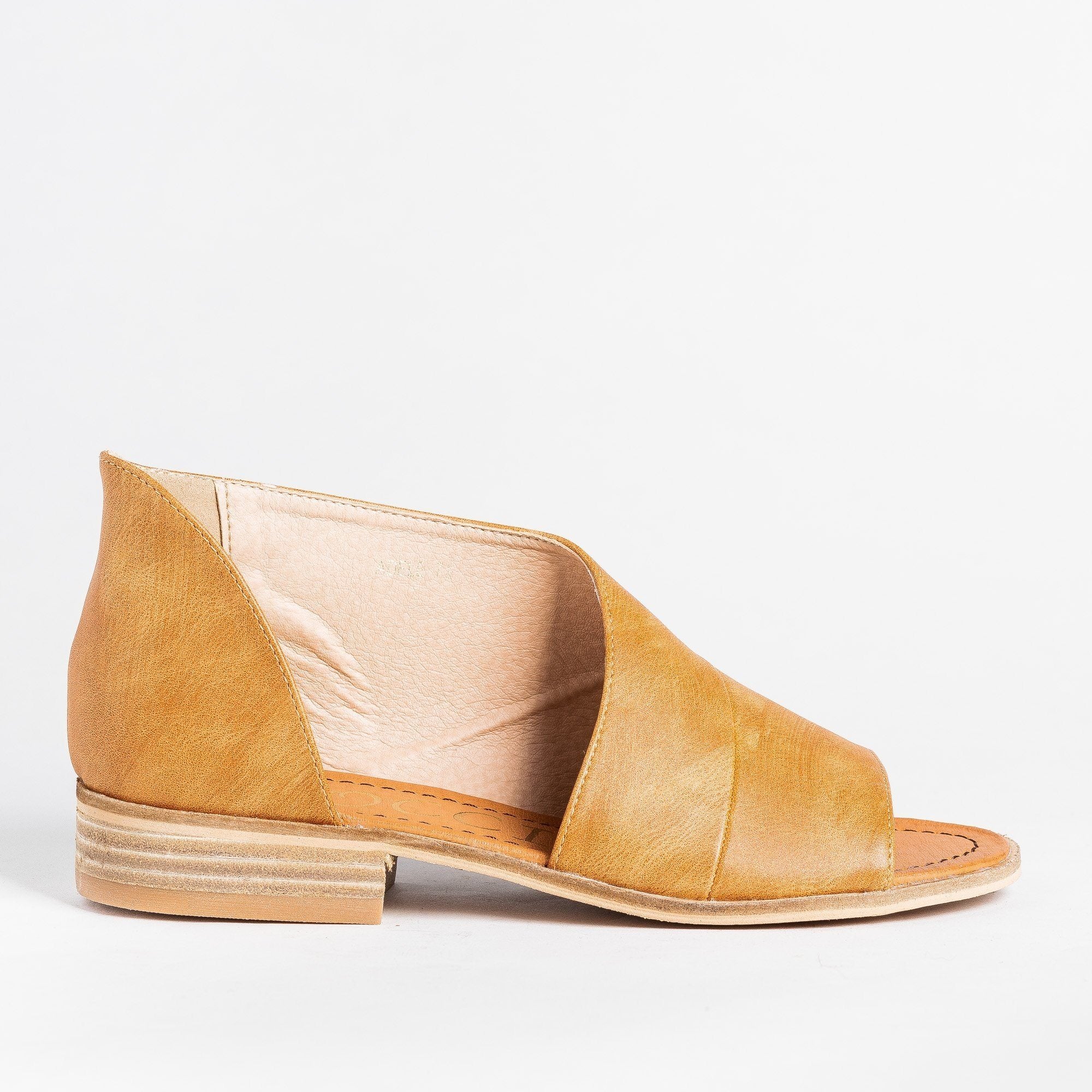 Wraparound Open-Toe Flats - CCOCCI 