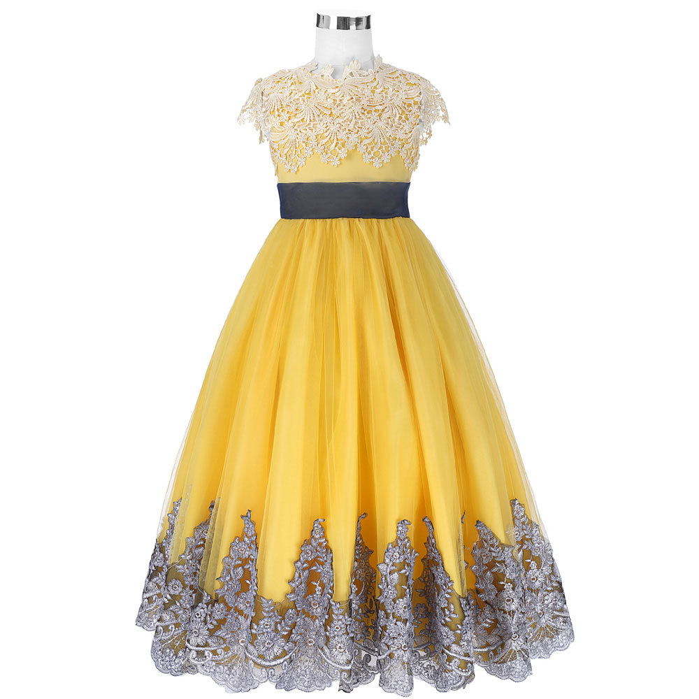 yellow party frocks