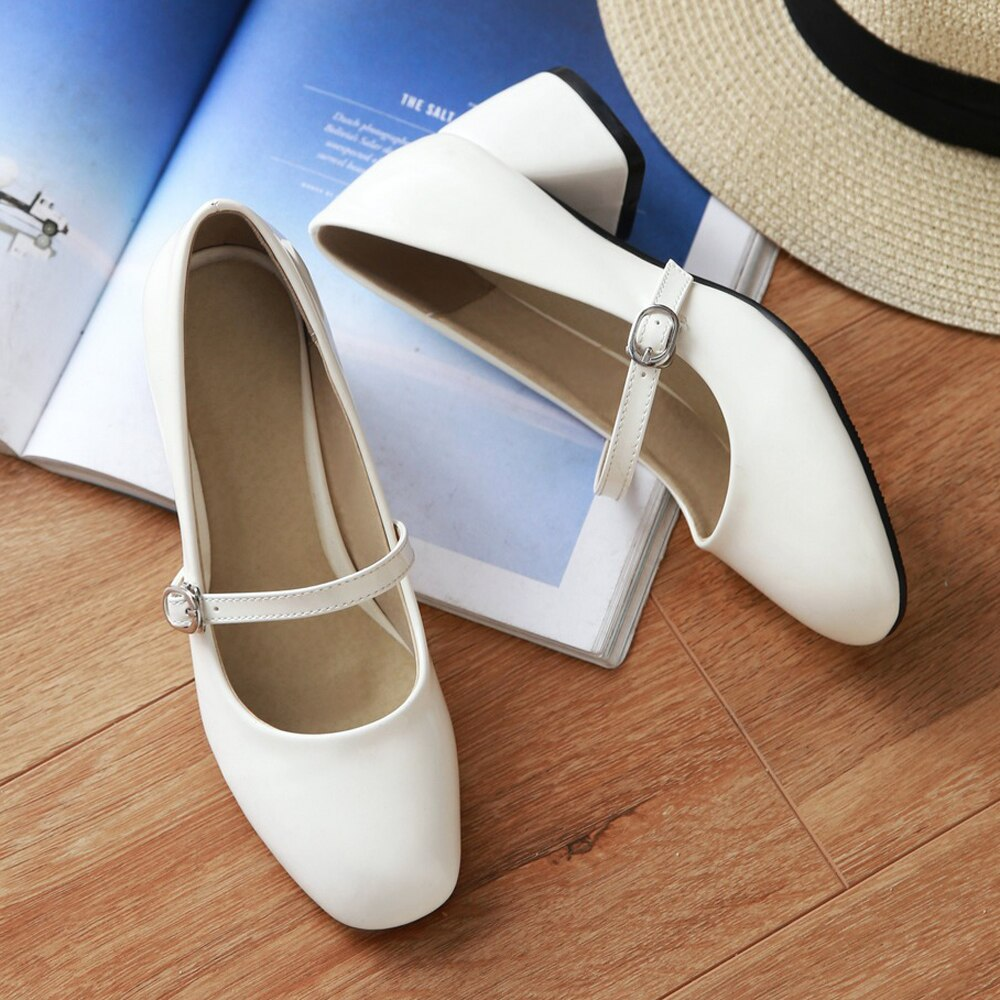 wedding round toe pumps shoes color white size 9 for women