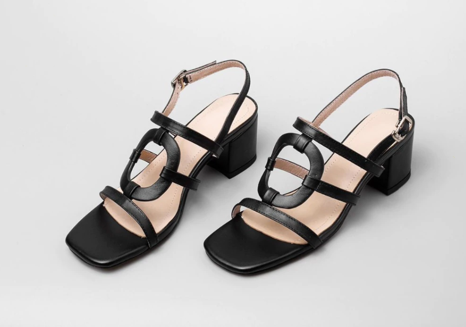 Sandal Color Black Size 5.5 for Women