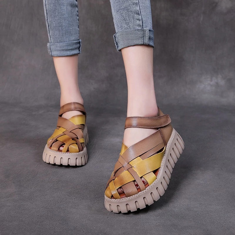 wedges sandals color orange size 6 for women
