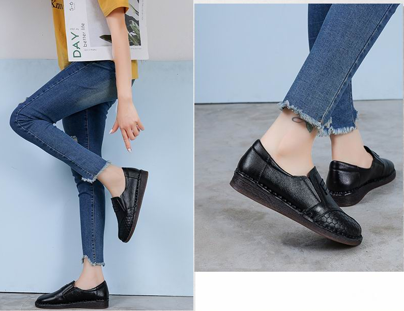 loafer shoes color black size 9 for women