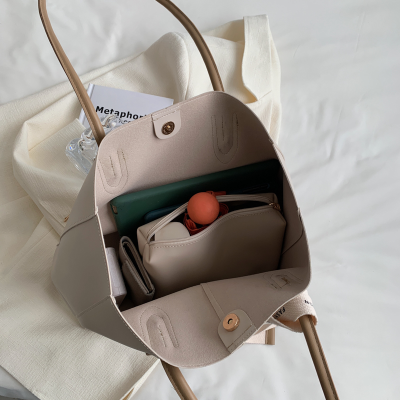 Almeda Women's Luxury Leather 2 Piece Tote Handbag | Ultrasellershoes ...