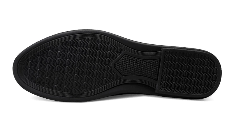 leather loafer shoes color black size 7 for men