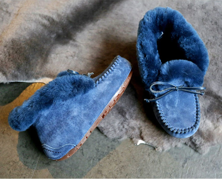 Winter Boots Color Blue Size 8 for Women