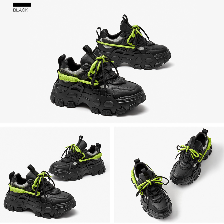 walking sneaker color black size 6 for women