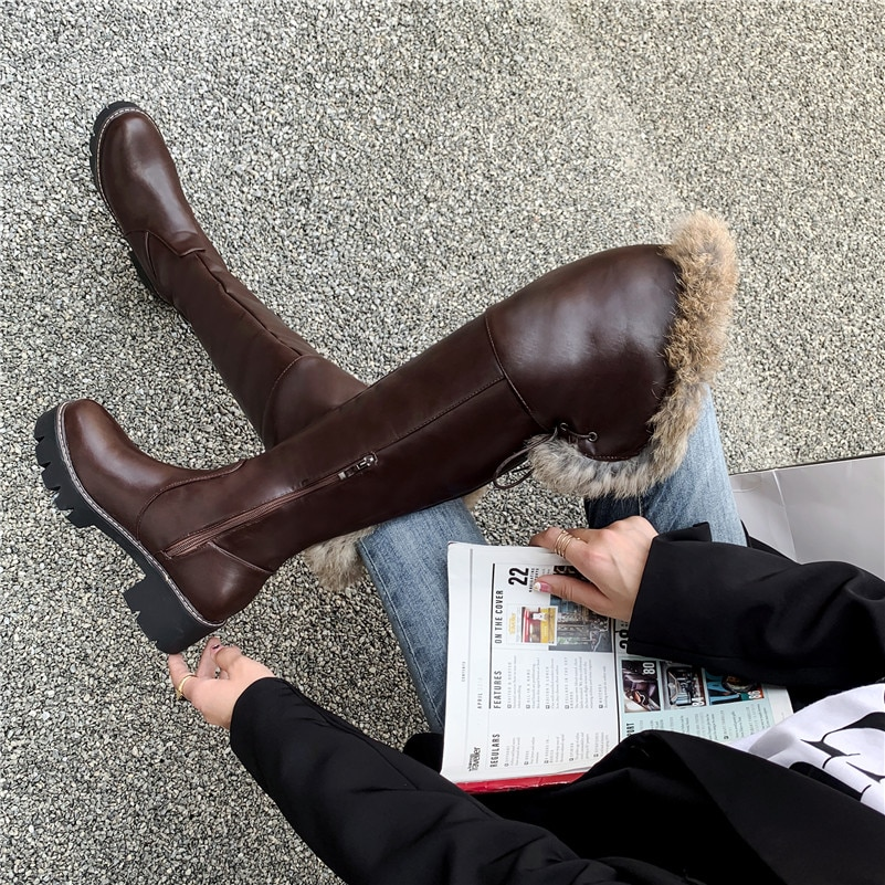 dress boots color brown size 9.5 for women