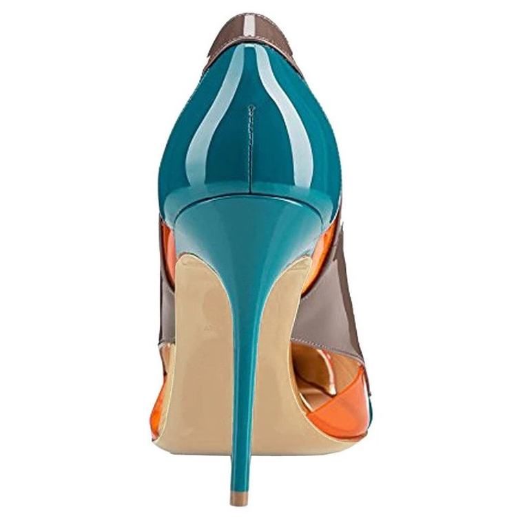 heel pumps shoes color multi size 5.5 for women