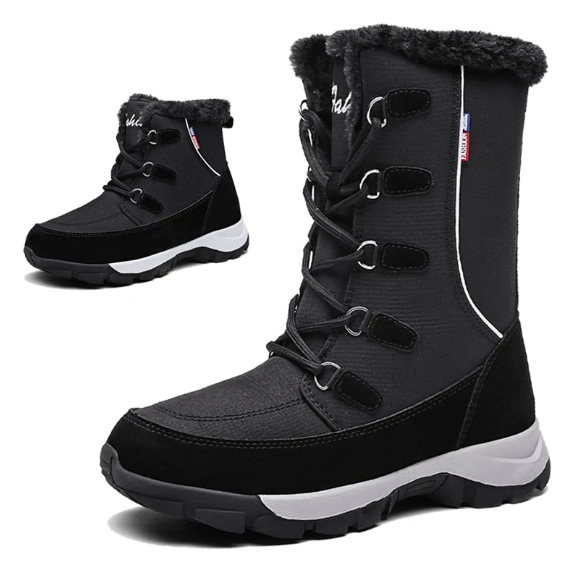 Snow Boots Color Black Size 5 for Women