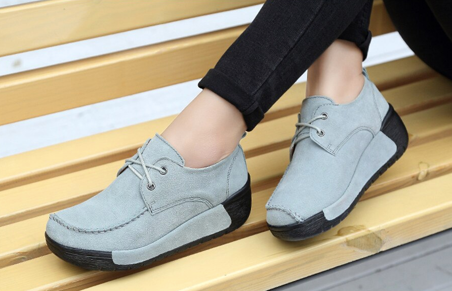 Asenat Platform | Women flats thick heel high platform shoes leather ...