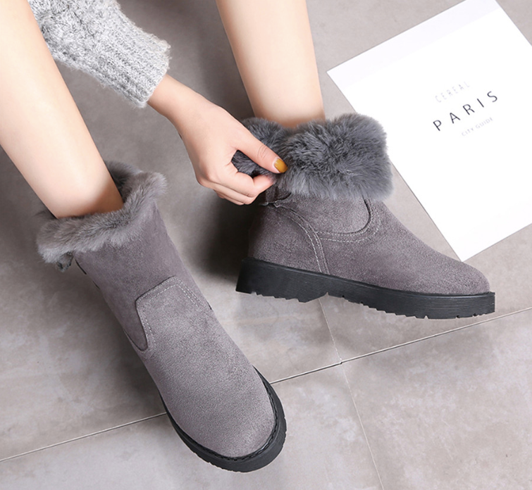 Winter Booties Color Gray Size 5.5 for Women