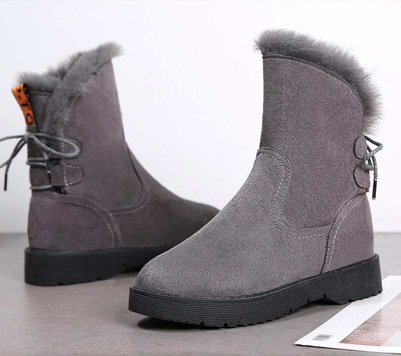 Winter Booties Color Gray Size 7 for Women