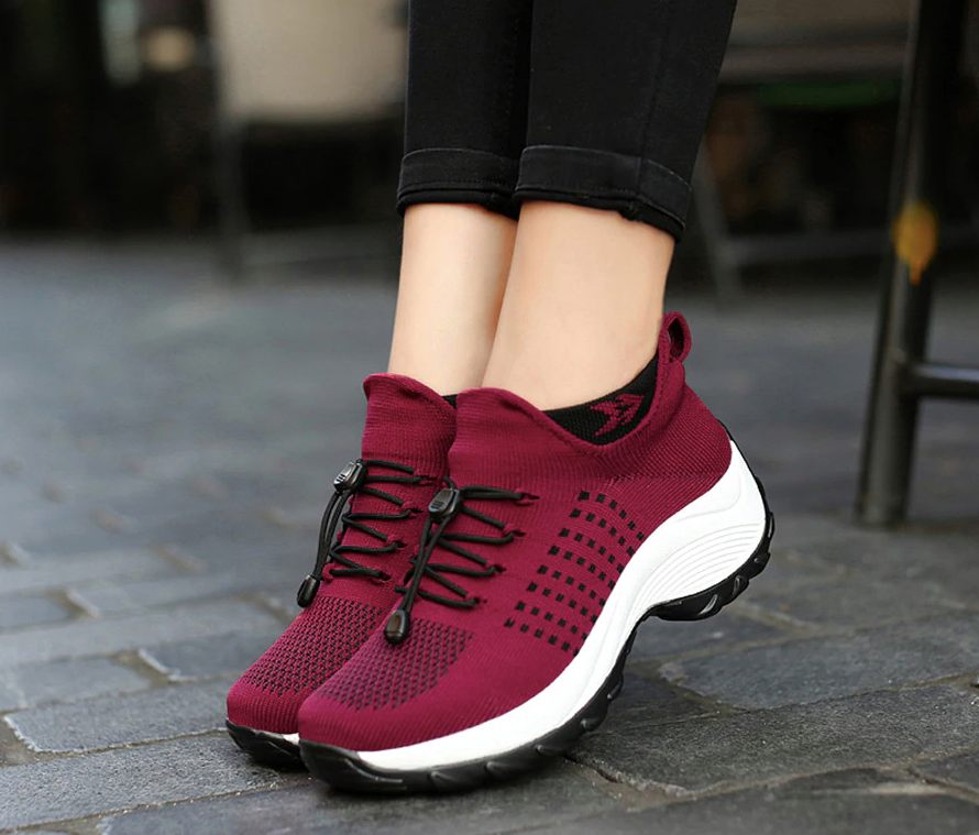 Sneaker Color Red Size 8.5 for Women