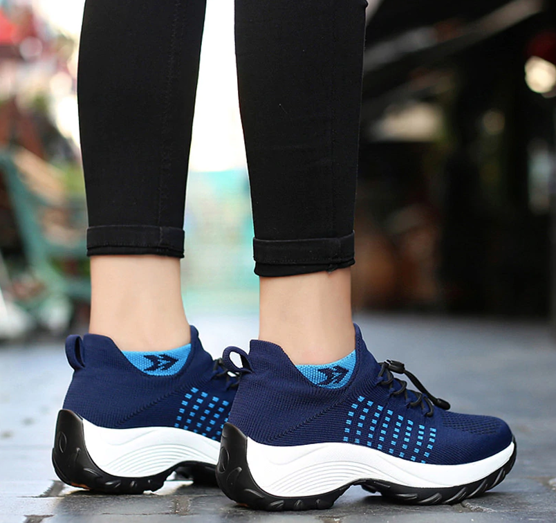 Wide Width Sneaker Color Blue Size 7 for Women