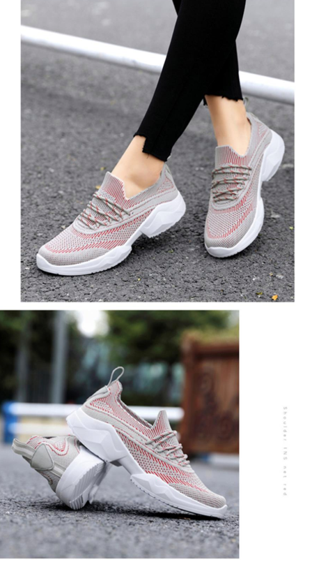 Vania Sneakers Shoe Color Grey/Red Ultra Seller Shoes Cheap Casual