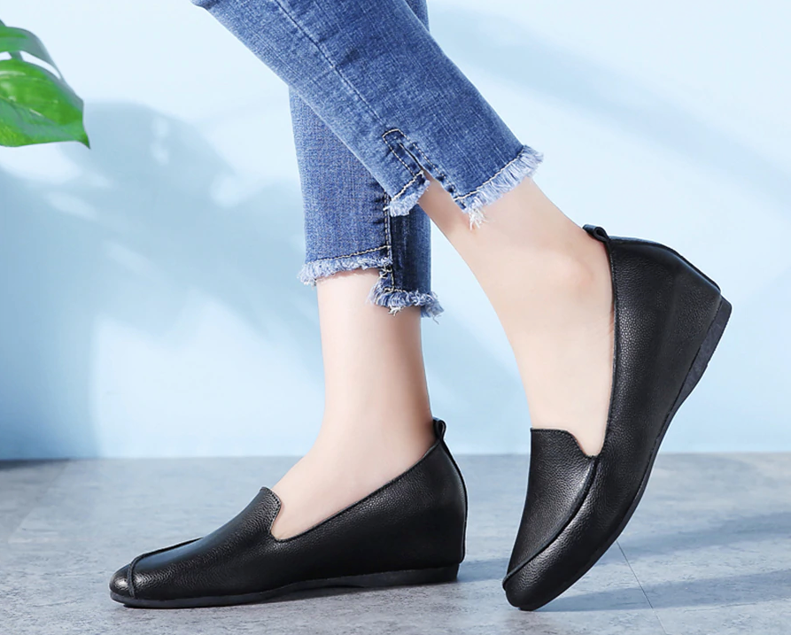 Ruiz Flat Loafers Shoes Ultra Online Seller Cheap Color Black