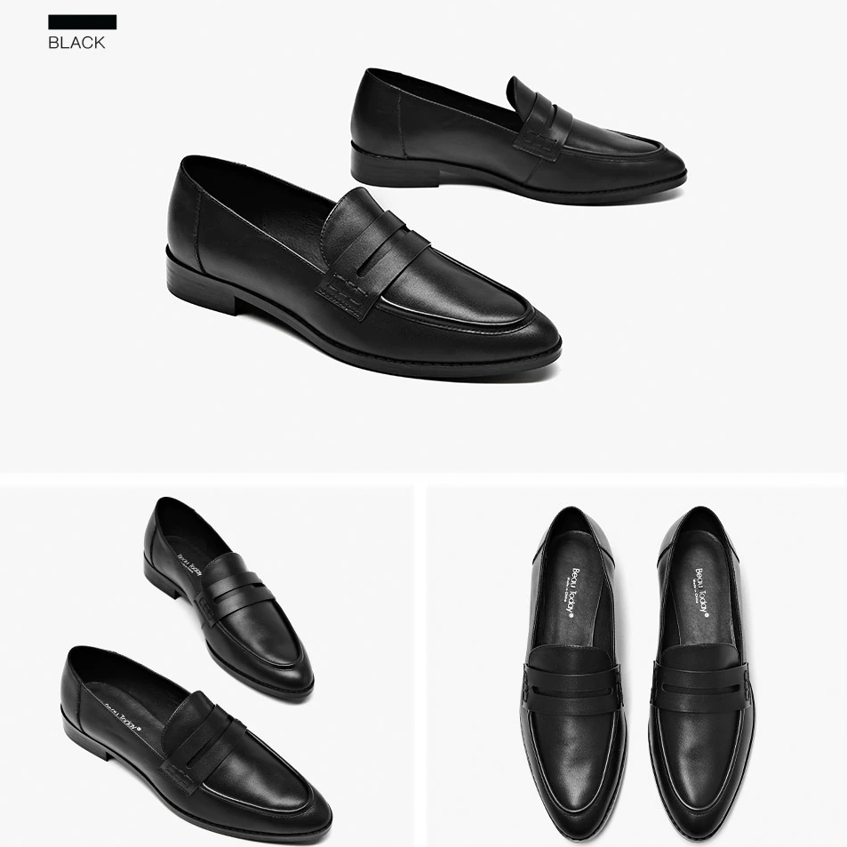 Cerezos Women's Leather Loafer Shoes | Ultrasellershoes.com – USS® Shoes