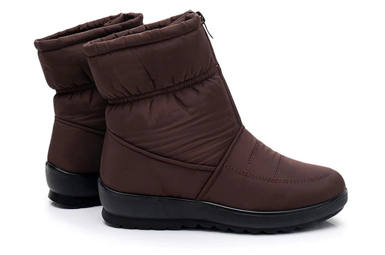 platform boots color brown size 6 for women