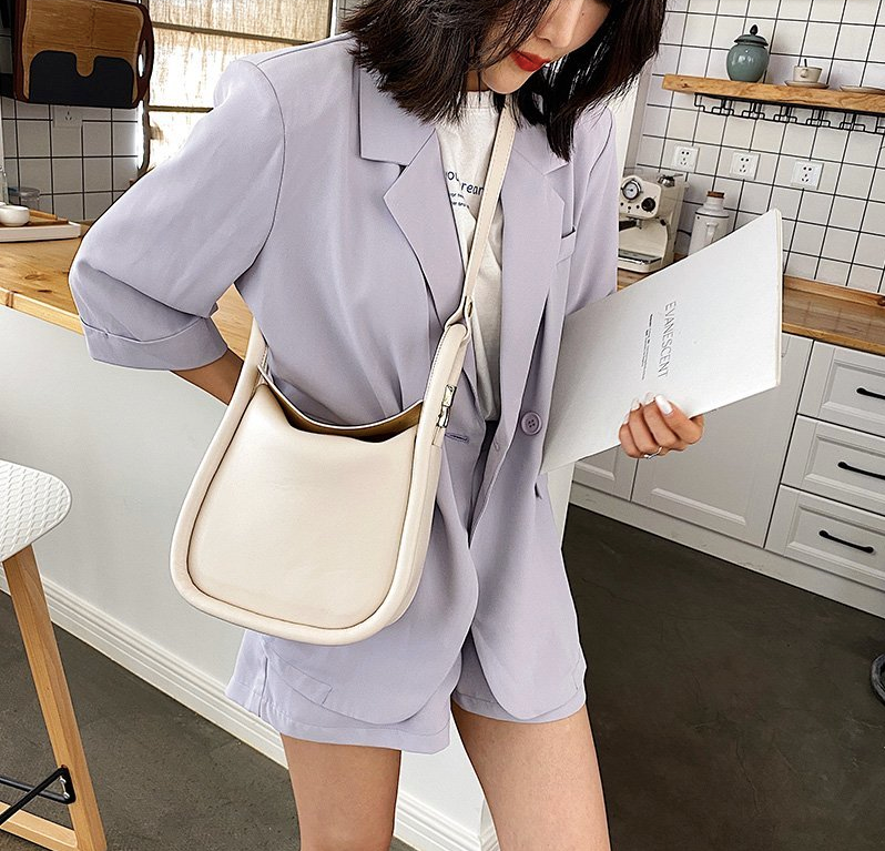 hight quality handbag color beige small for women