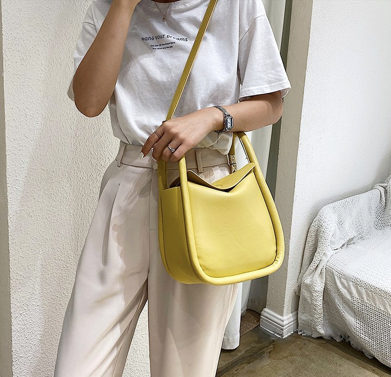 hight quality handbag color yellow small for women