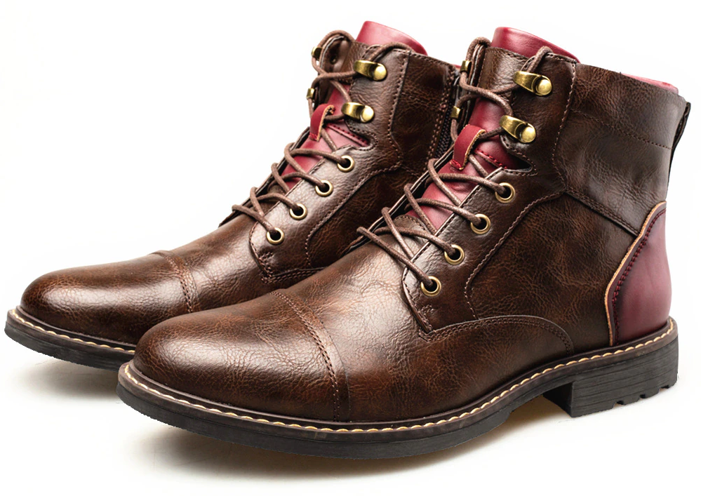 Cringe Men's Leather Boots | Ultrasellershoes.com – Ultra Seller Shoes
