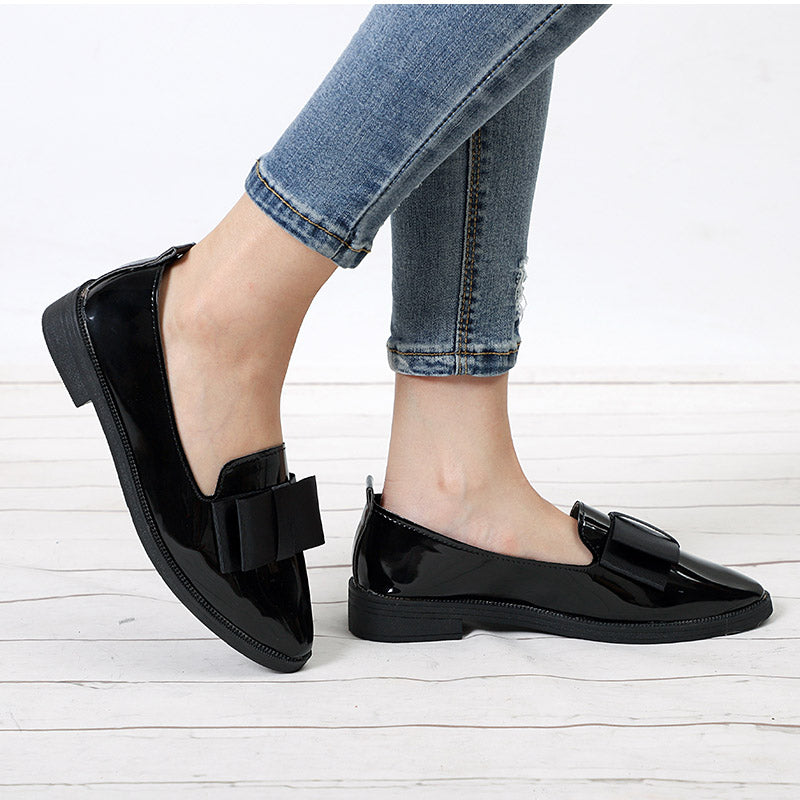 Flat Loafer Shoes Color Black Size 6 for Women