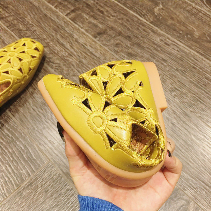 soft loafer shoes color yellow size 8 for women