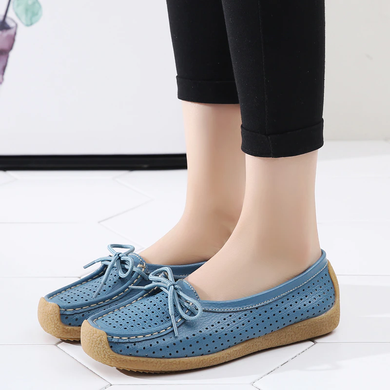 loafer shoes color blue size 6 for women