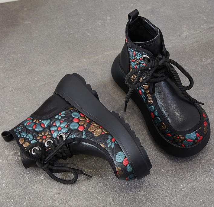 anti slip boots color black size 8 for women