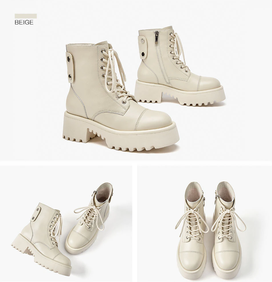 Winter Boots Color Beige Size 7 for Women