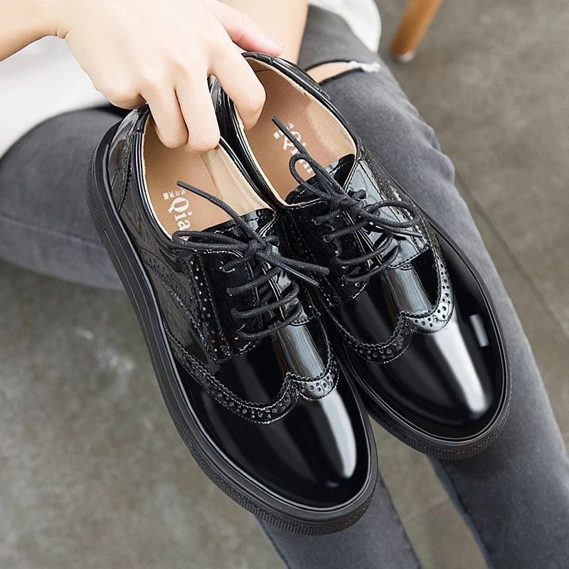 dress oxford shoes color black size 5.5 for women