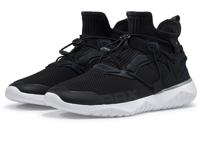 platform running shoes color black size 7 for men