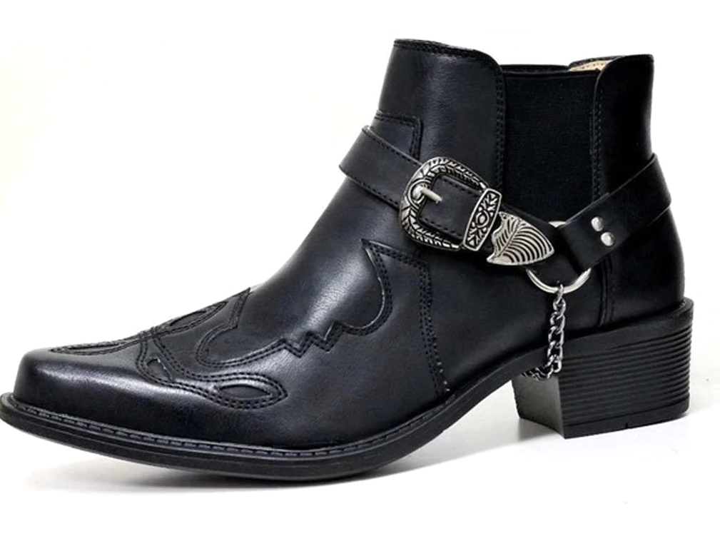 Western Boots Color Black Size 7 for Mens