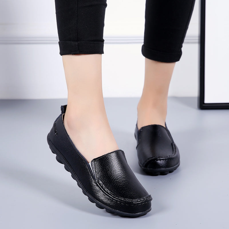 Debbie Women's Leather Loafers Shoes Slip On | Ultrasellershoes.com ...