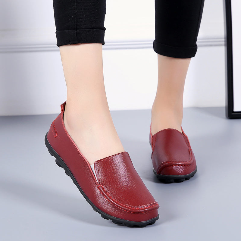 Debbie Women's Leather Loafers Shoes Slip On | Ultrasellershoes.com ...